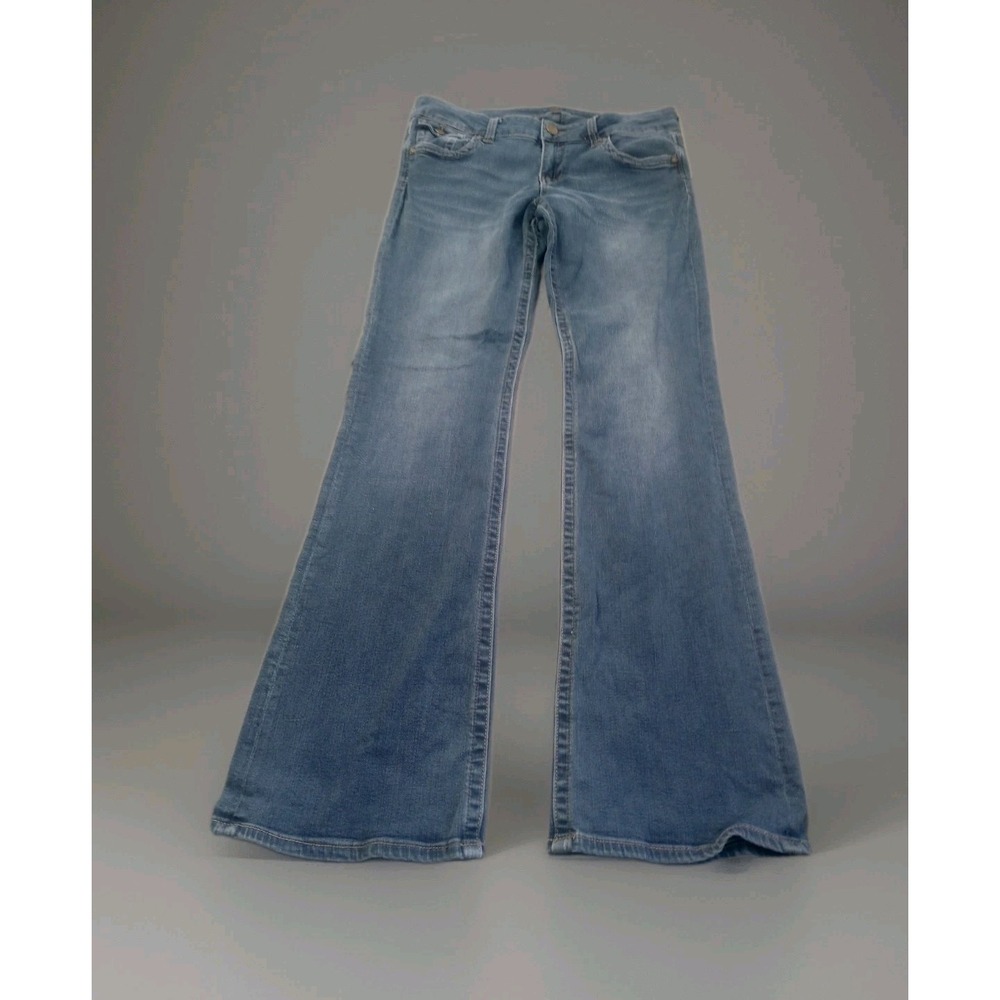 Ladies "Kut from the‎ Kloth" Size 10 W32 L32 Dark Blue Stretch Boot Cut Jeans
